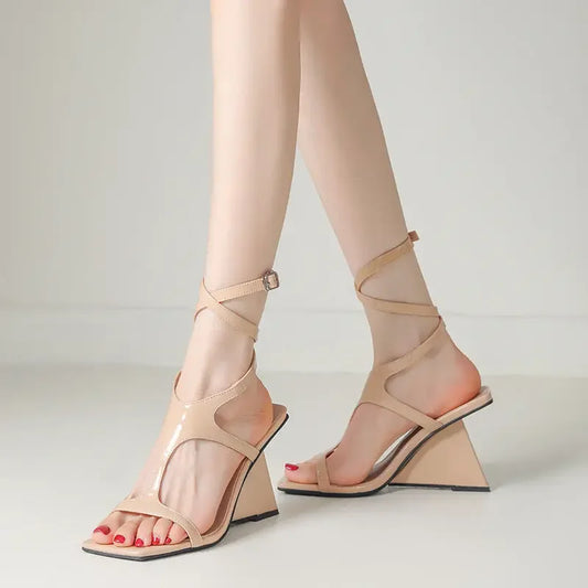 Pointed-toe Sexy Open-toe High Heels
